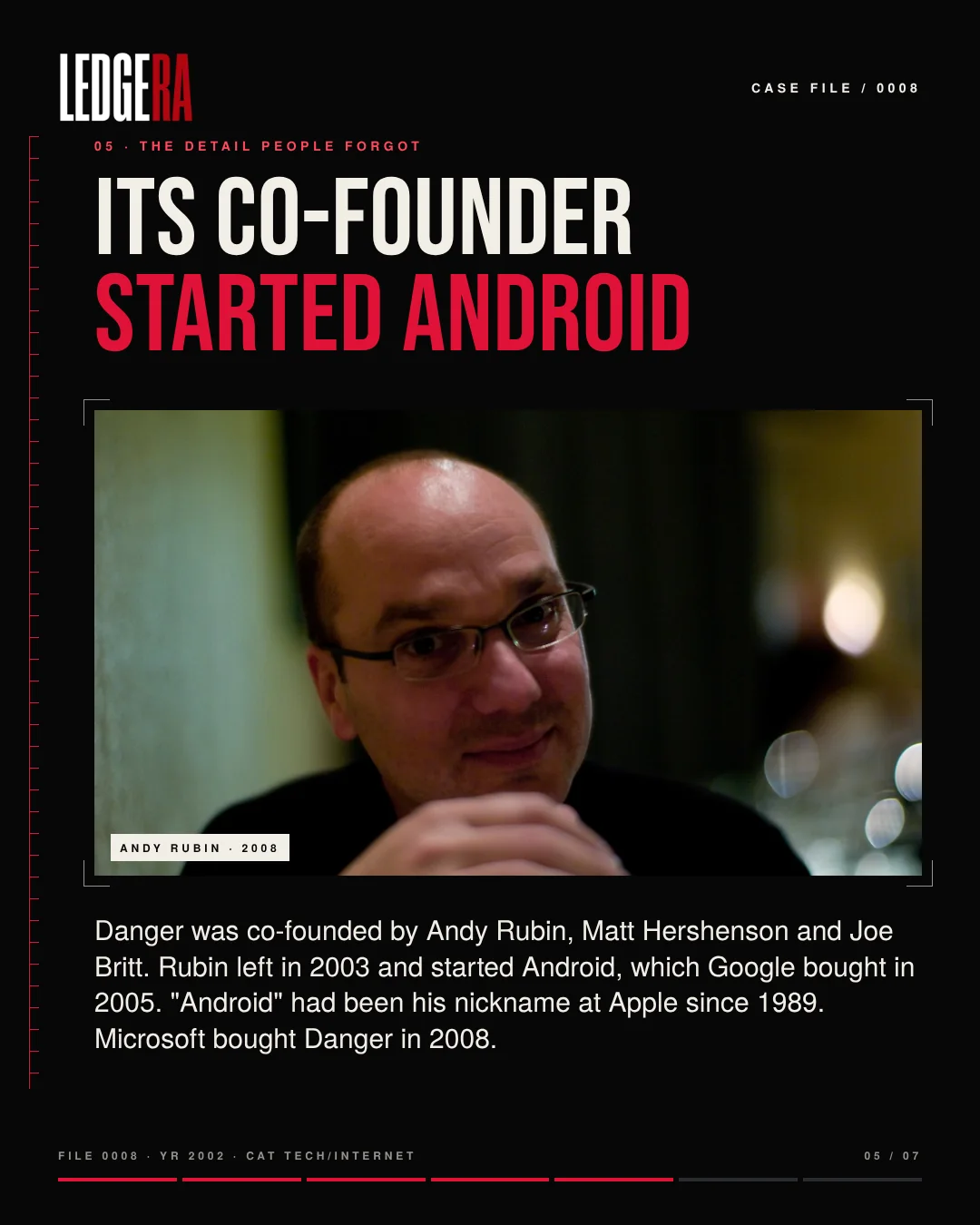 LEDGERA Case File 0008: Before Android, there was the Sidekick, frame 5 of 7