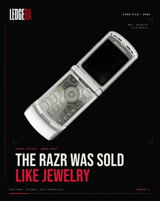 LEDGERA Case File 0009: The Razr was sold like jewelry